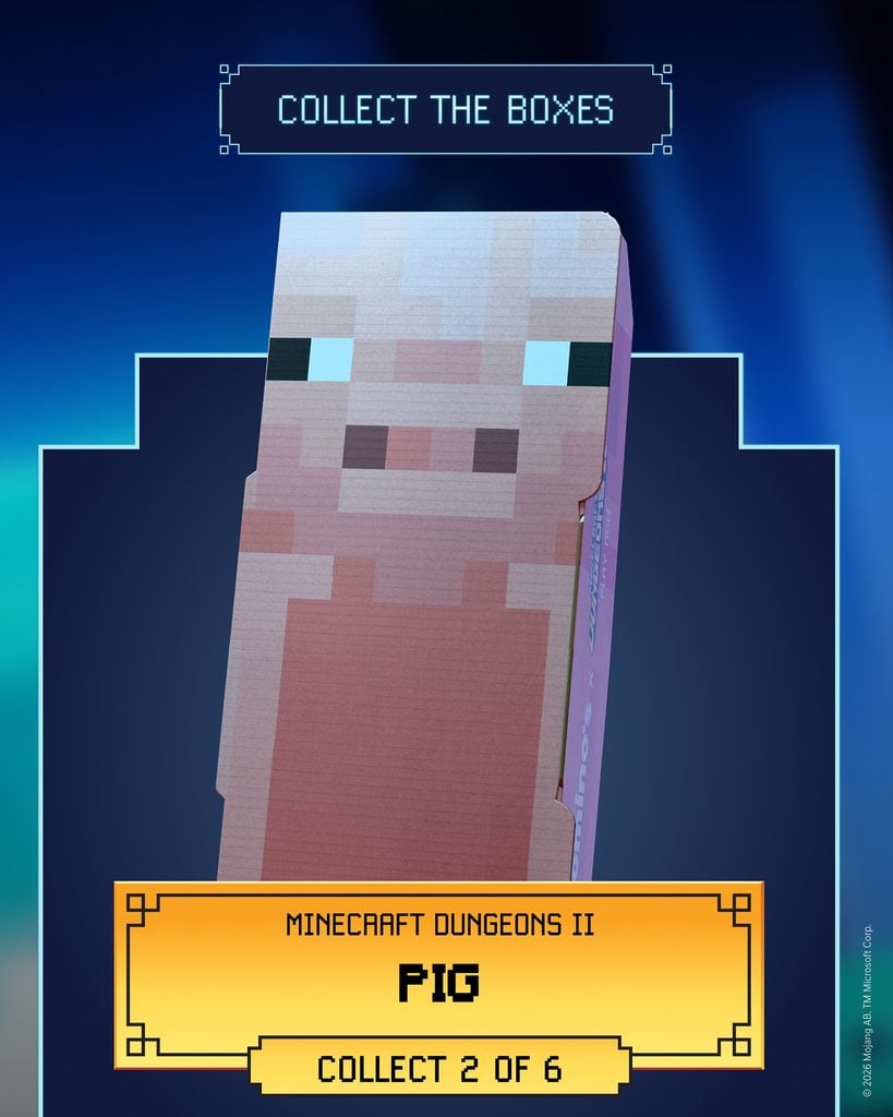 Domino’s x Minecraft Dungeons II: así es la colaboración con cajas coleccionables y recompensas del videojuego 6 SaveClip.App 860178401 18650277967047113 5700976955744119177 n