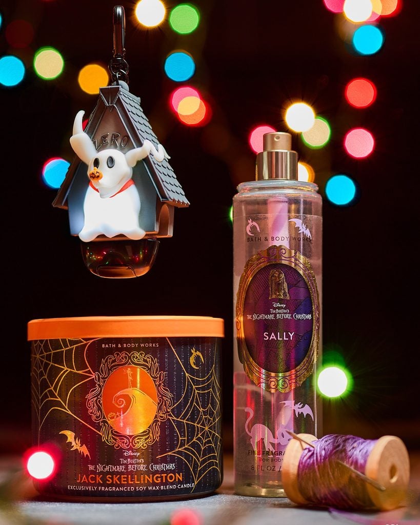 Velas y accesorios inspirados en Halloween Town