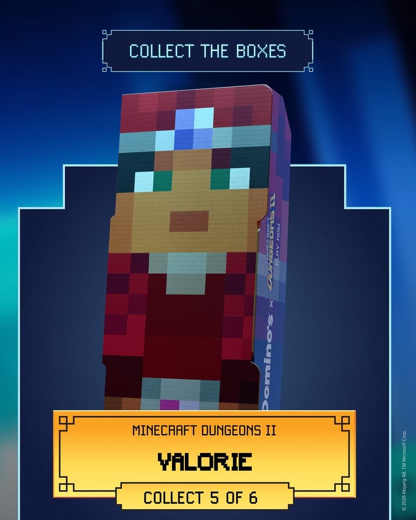 Domino’s x Minecraft Dungeons II: así es la colaboración con cajas coleccionables y recompensas del videojuego 5 SaveClip.App 862266874 18650277994047113 5727675920475913347 n