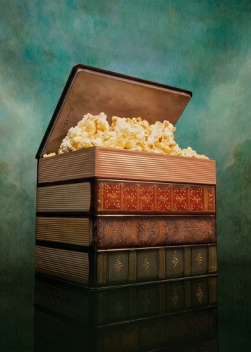 MercadoNegro 36 Sense and Sensibility llega a los cines con una palomera con forma de pila de libros