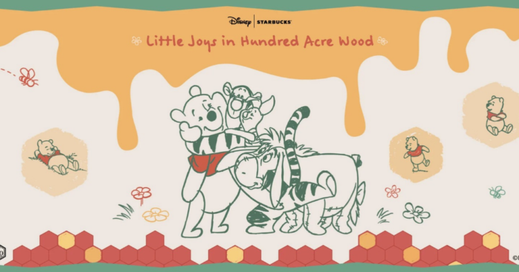Starbucks lanza colección de edición limitada inspirada en Winnie the Pooh 1 Starbucks x Winnie the Pooh