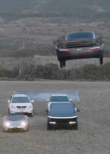 Tesla anuncia su auto volador y Alef responde presentando su prototipo