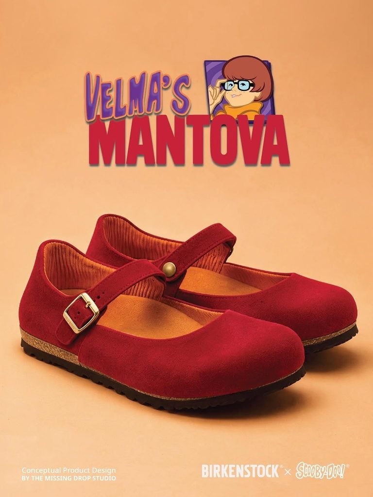 Scooby-Doo inspira una colección conceptual de Birkenstock que se viraliza en TikTok 5 VILMA BIRKENSTOCK 768x1024 1