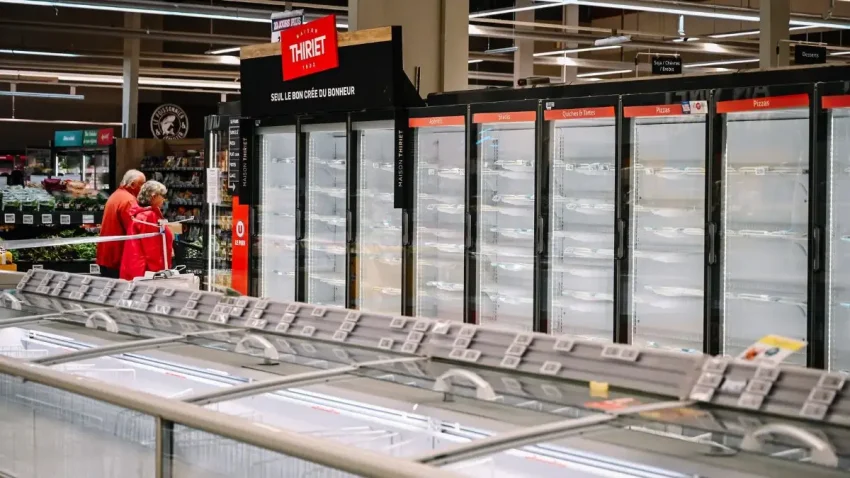 Ciberataque en Francia provoca gran pérdida de alimentos frescos en cientos de supermercados 4 ciberataque supermercados francia congelados 3 850x478 1