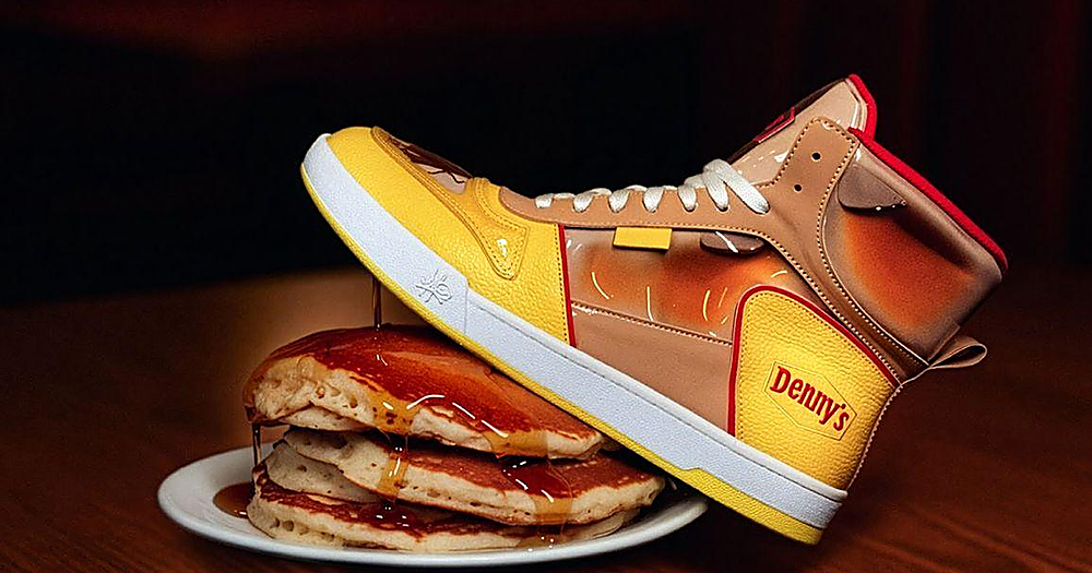 Denny’s lanza zapatillas con jarabe de maple real en su interior: así son las Sticky Kicks 2.0 3 Unas zapatillas que llevan jarabe real en su interior