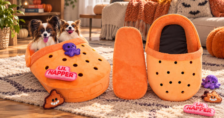Crocs y Bark convierten su icónico Classic Clog en una cama para perros 1 Crocs y Bark convierten su icónico Classic Clog en una cama para perros
