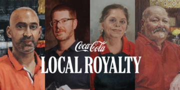 Coca-Cola retrata a comerciantes británicos como miembros de la realeza en su nueva campaña