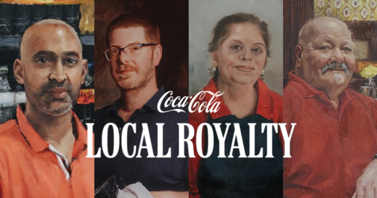 Coca-Cola retrata a comerciantes británicos como miembros de la realeza en su nueva campaña 1 Coca-Cola retrata a comerciantes británicos como miembros de la realeza en su nueva campaña