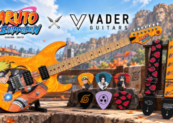 Vader Guitars lanza una guitarra eléctrica de Naruto Shippuden con solo 100 unidades