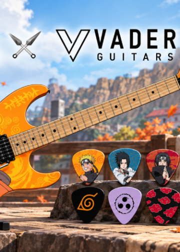 Vader Guitars lanza una guitarra eléctrica de Naruto Shippuden con solo 100 unidades