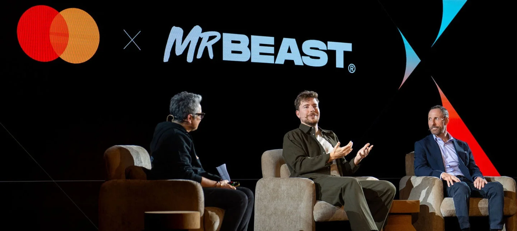 MrBeast se une a Mastercard para brindar asesorías financieras a creadores de contenido. 