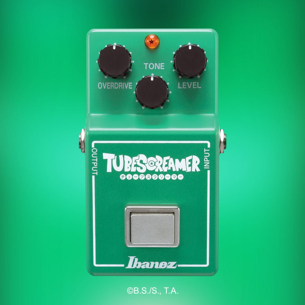 Ibanez x Dragon Ball Z: así será la colección de guitarras e instrumentos que llegará en 2027 6 Tube Screamer