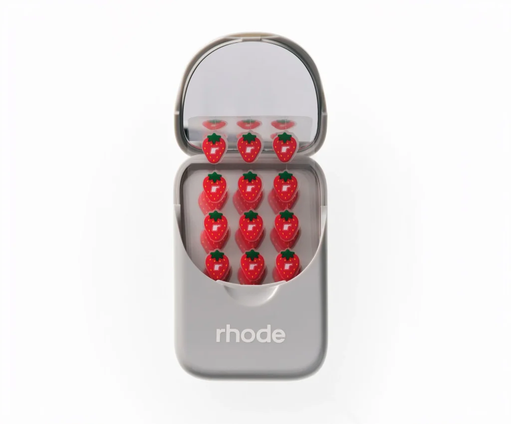 Rhode lanza un estuche compacto con espejo para guardar sus parches antiacné 2 spot case hero1 desktop 2000x